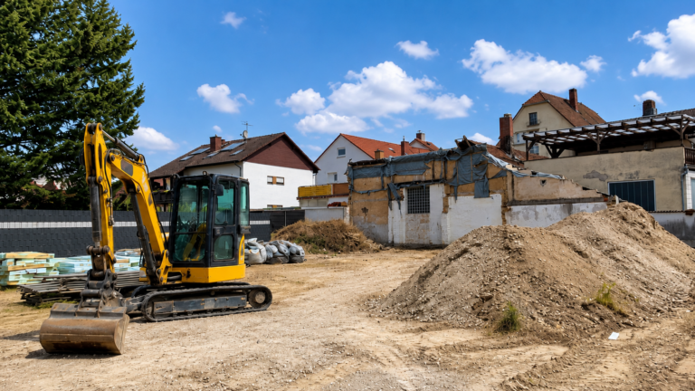 Wir freuen uns, mitteilen zu können, dass wir mit der Säuberung und Vorbereitung des Grundstücks in Weiterstadt-Braunshardt begonnen haben.